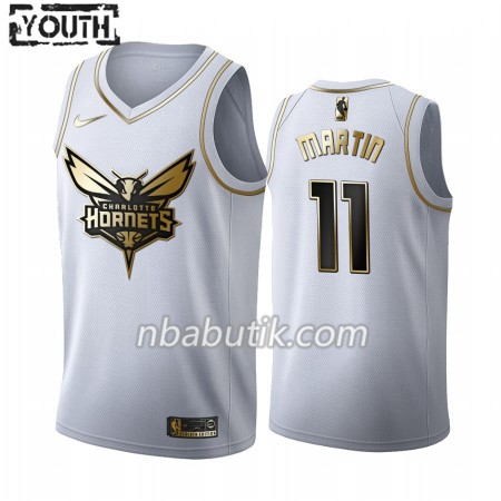 NBA Børn Trøje Charlotte Hornets Cody Martin 11 Nike 2019-20 Hvid Golden Edition Swingman NBA Børn Trøje Charlotte Hornets Cody Martin 11 Nike 2019-20 Hvid Golden Edition Swingman